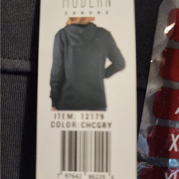 Modern canvas Hooded Sweatshirt - Picture 1 of 5